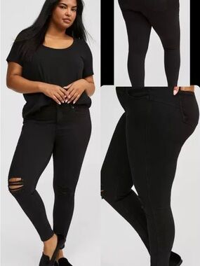 Torrid•black bombshell premium stretch skinnies